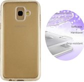 BackCover Layer TPU + PC Hoesje voor Samsung Galaxy J6 (2018) Goud