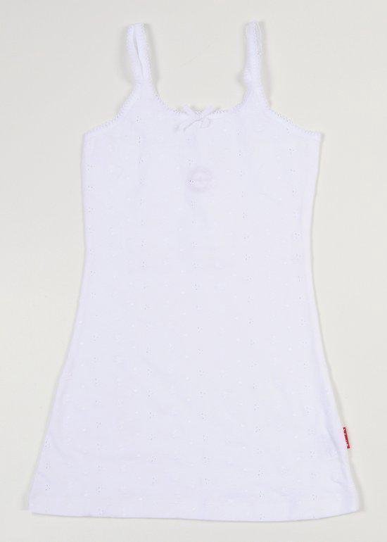 Claesen's Meisjes Jurk - White Embroidery - Maat 92/98