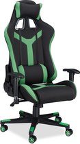 Relaxdays gamestoel XR10 - bureaustoel tot 120 kg - Gaming stoel verstelbaar - tweekleurig
