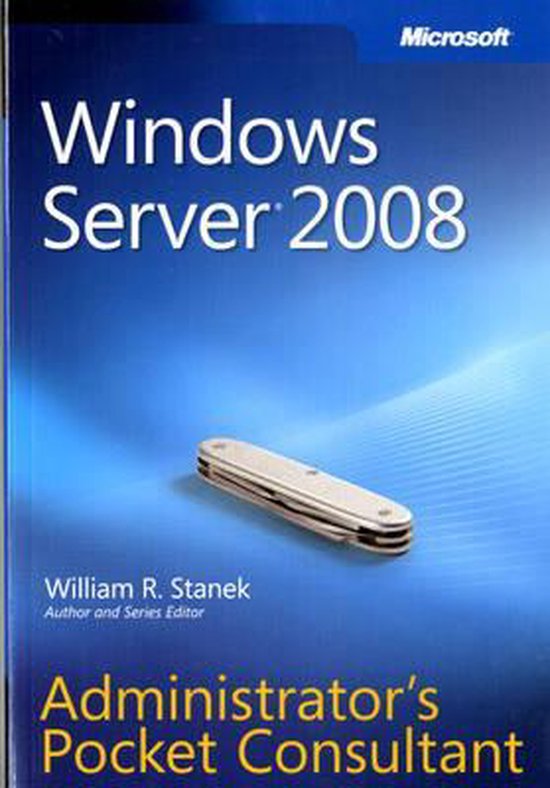 Windows Server 2008 Administrator's Pocket Consultant - cover