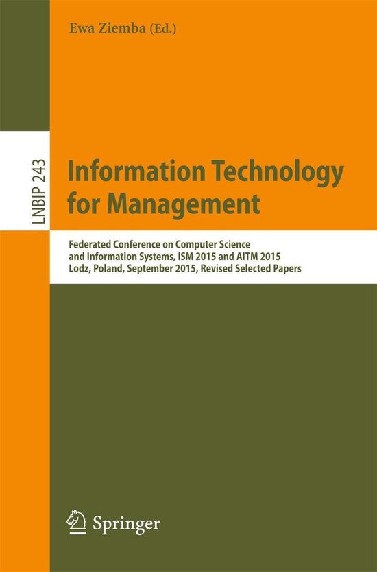 Springer Nature Proceedings Computer Science - Information T ... - cover