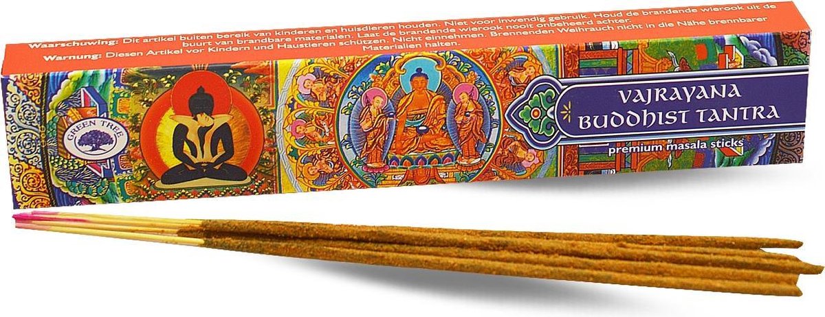 Goedkoopste Green Tree Wierook Buddhist tantra 15 Gram