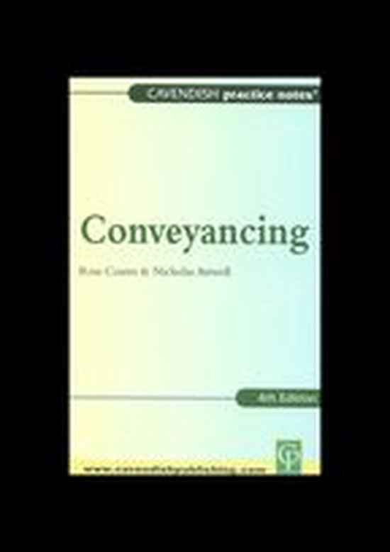 Practice Notes on Conveyancing 4/E - cover
