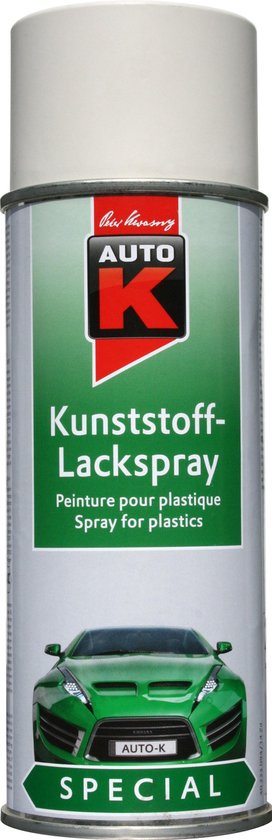 Kunststofspray Wit Spuitbus 400ml.