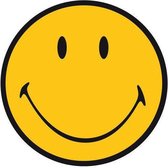 Zak!Designs Smiley Classic Onderzetter - Voor Glas - Wit - Set van 4 stuks
