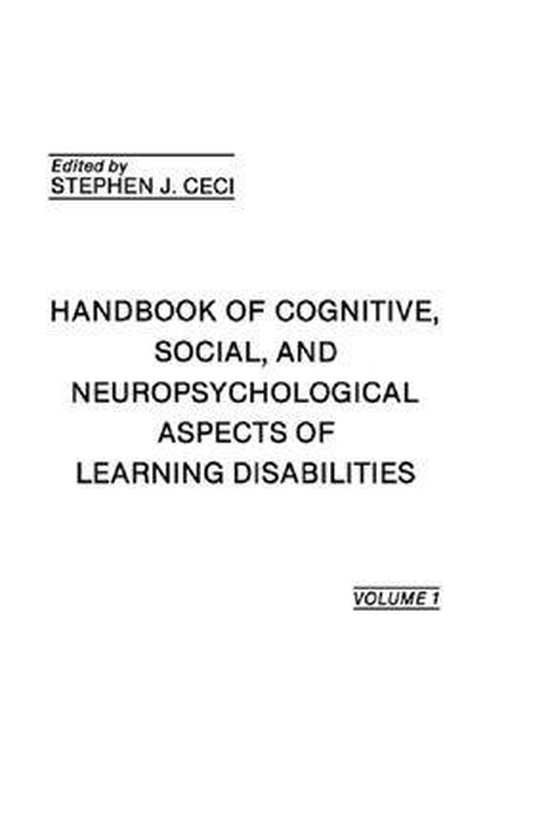 Handbook of Cognitive, Social, and Neuropsychological Aspect ... - cover