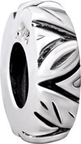 Quiges - 925 - Zilveren - Bedels -Sterling zilver - Beads - Ornament Spacer Kraal Charm - Geschikt – voor - alle bekende merken - Armband Z302