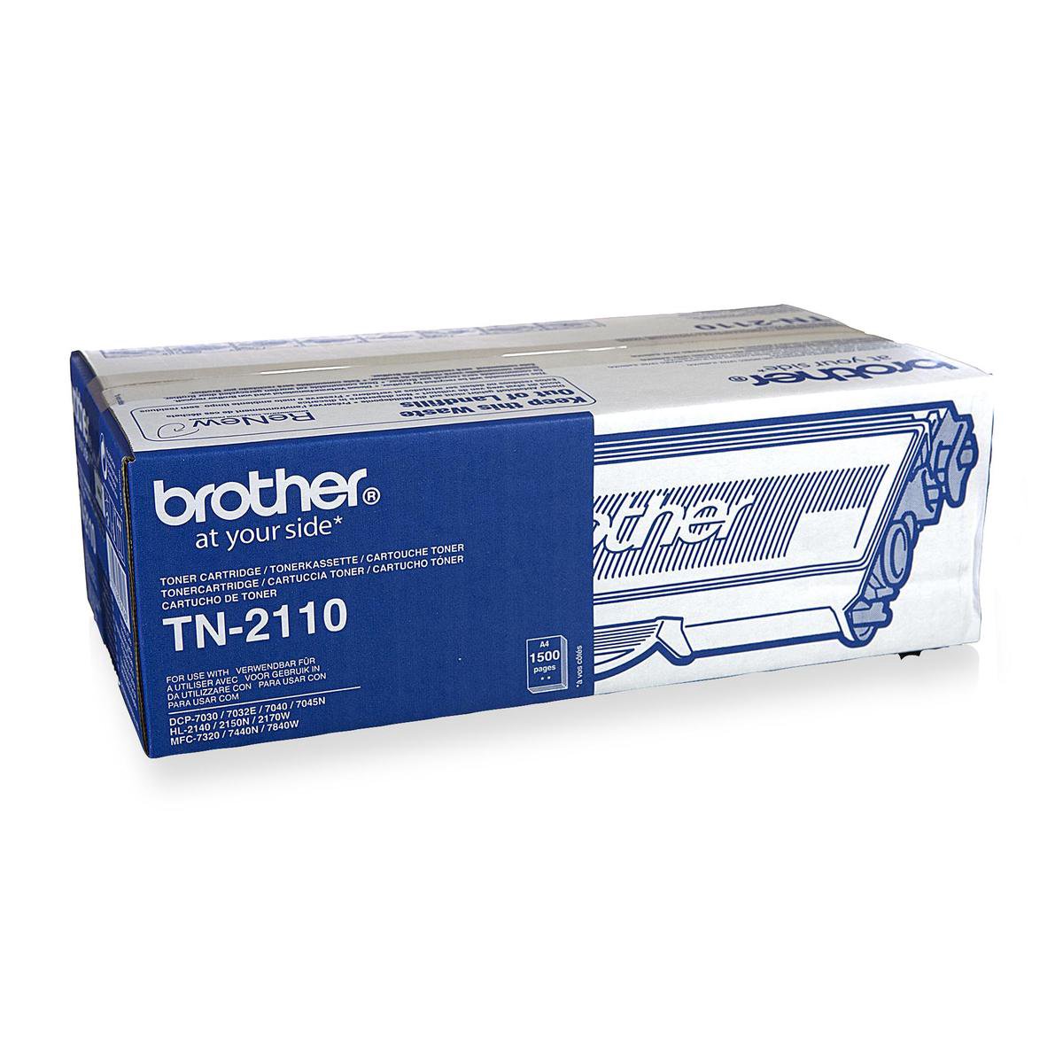 Brother TN-2110 Tonercartridge - Zwart