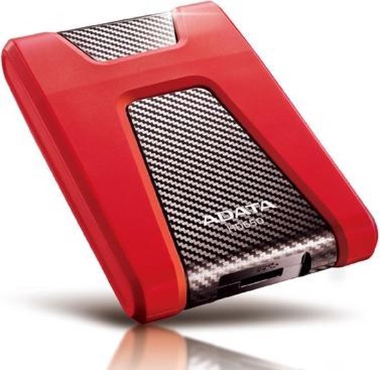 ADATA DashDrive Durable HD650 Externe Harde Schijf 1 TB Rood van Merkloos — afbeelding 3