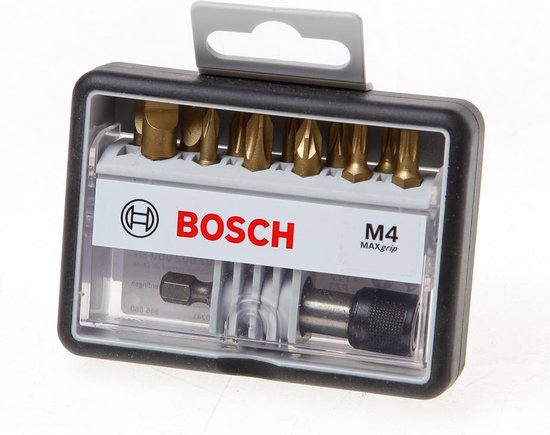 Coffret 12 embouts + porte-embout Robust Line Bosch