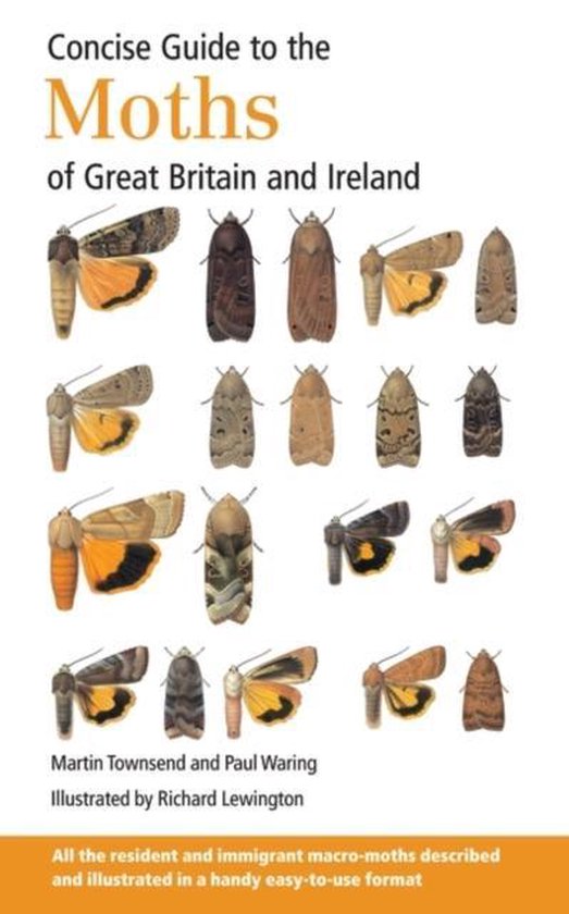 Boek cover Concise Guide Moths Gt Britain & Ireland van Martin Townsend (Paperback)