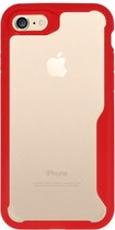 iPhone 7 / 8 Focus Transparant Hard Case Rood