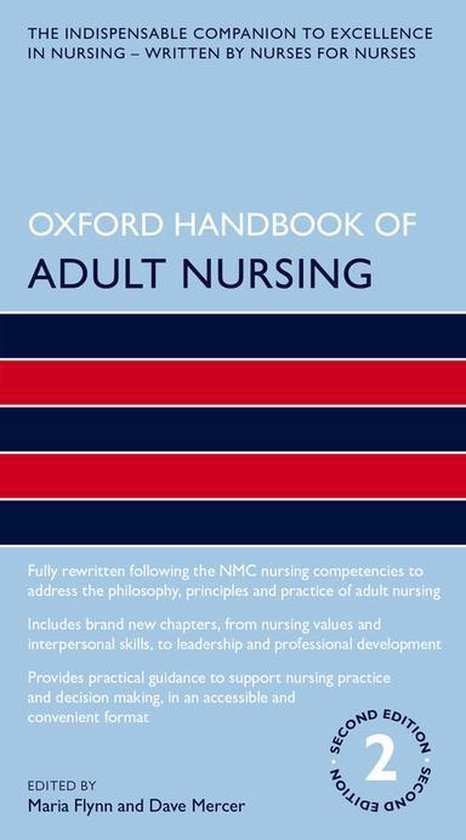 Oxford Handbooks in Nursing - Oxford Handbook of Adult Nursi ... - cover