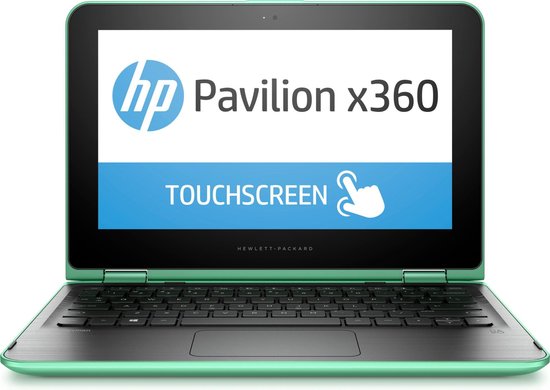 leg uit Fabel door elkaar haspelen HP Pavilion x360 11-k101nd - Hybride Laptop Tablet - Groen | bol.com