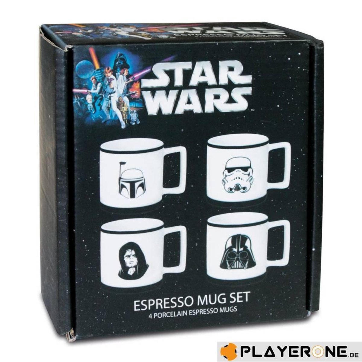 Toys SD Toys Star Wars 4 Espresso Mugs Set Christmas Swizerland Gen