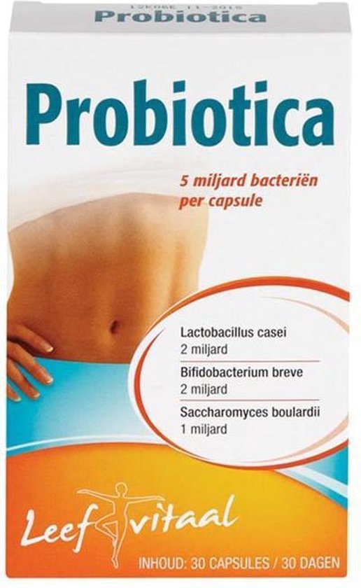 LeefVitaal Probiotica Darmbalans - 30 Tabletten - Voedingssupplementen - Probiotica