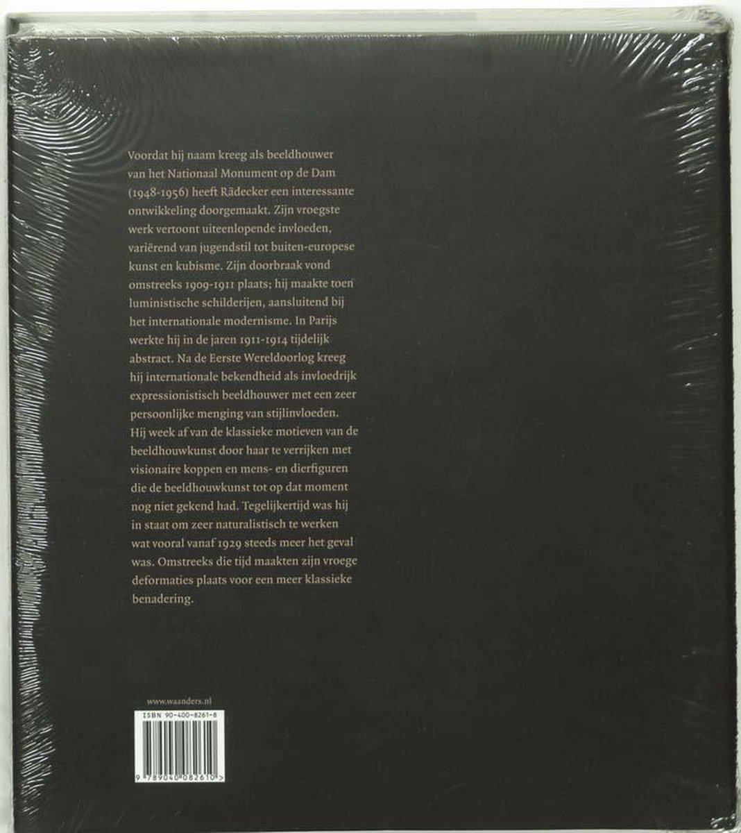Boekhoes met tekst over John Radecker. www.wasnders.nl. ISBN 978-90-6901-857-8. 8718969378352.