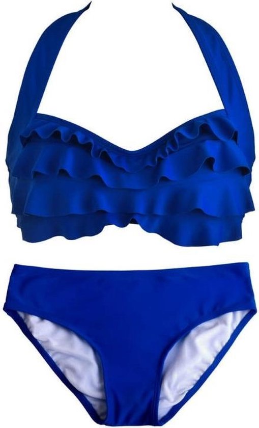 FinFun Bikini Setje Royal Blue Maat XL (12 Jaar) | bol.com