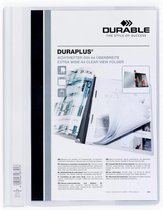 43x Durable personaliseerbare snelhechtmap Duraplus wit