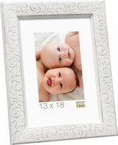 Deknudt Frames Ornamentlijst wit fotomaat 13x18 cm