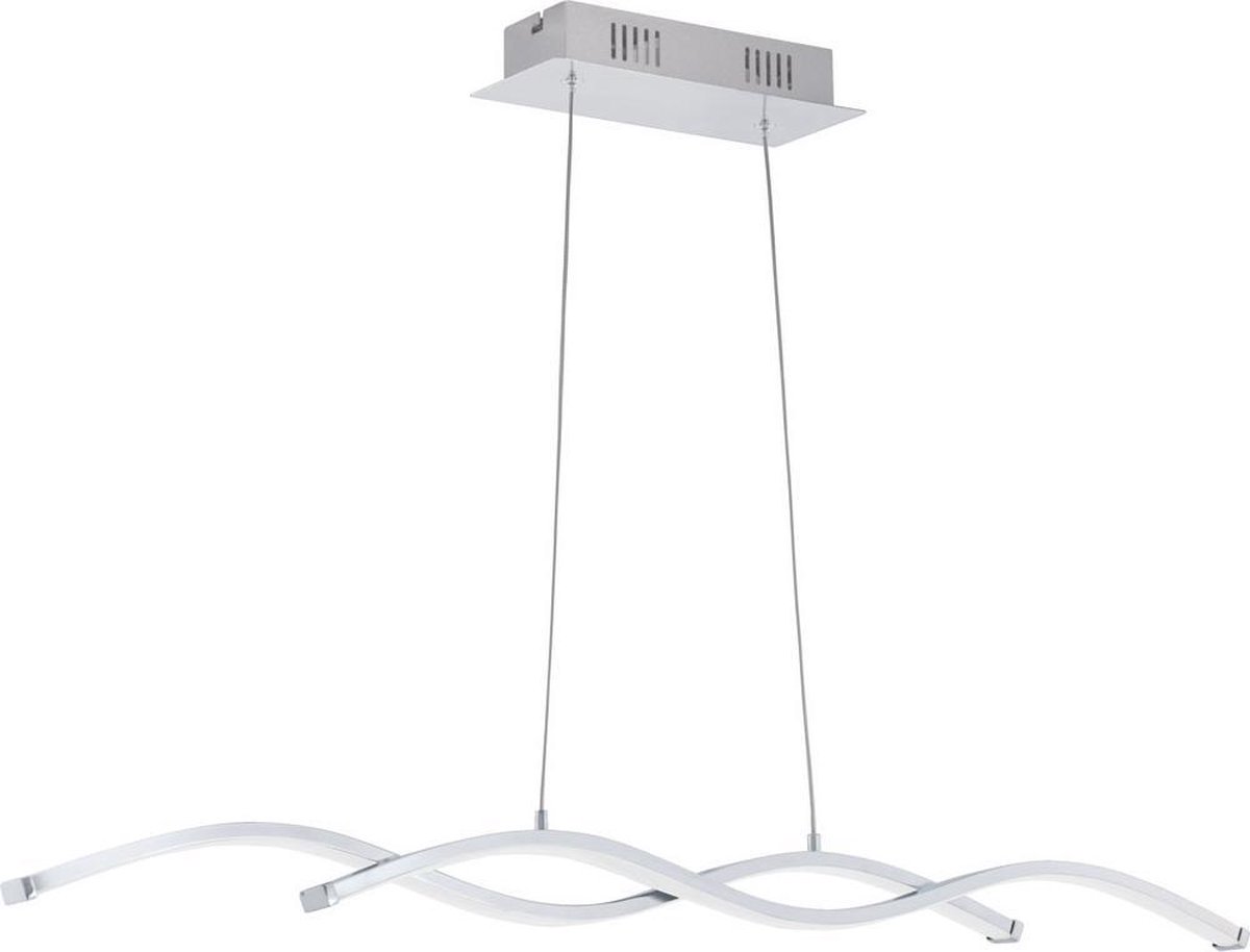 EGLO Lasana 2 - Hanglamp - 2 Lichts - Chroom - Wit