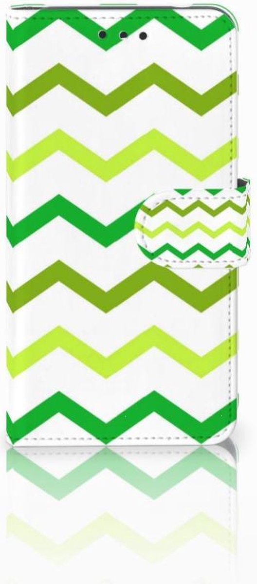 Nokia 2 Telefoon Hoesje Zigzag Groen