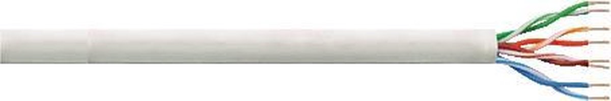 Logilink 111128 - Netwerkkabel - Zonder connector - 100 m - grijs