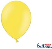 Strong Balloons 27cm, Citroen geel (1 zak met 50 stuks) super sterke ballonnen