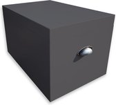 Herinneringskist bewaarkist Memoriebox Antraciet (M)