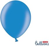 """Strong Ballonnen 30cm, Metallic Cornflower blauw (1 zakje met 50 stuks)"""