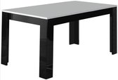 Modena tafel 190 x 90 in zwart en witte hoogglanslak