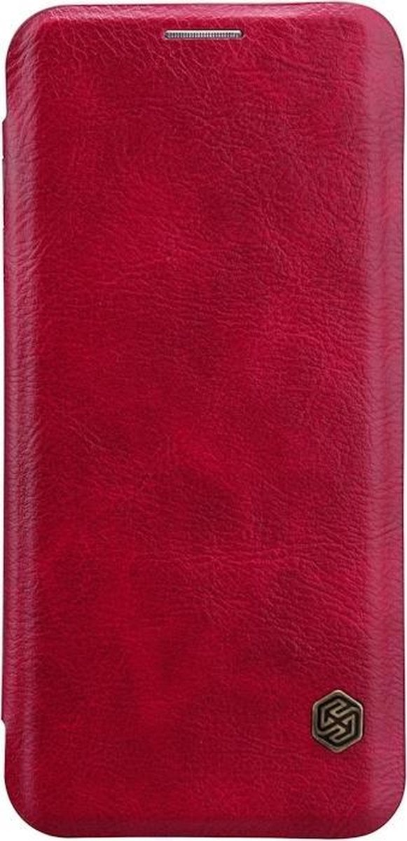 Nillkin Qin Slim Leather Book Case voor Samsung Galaxy S8 - Rood