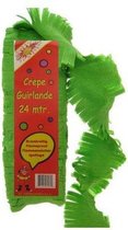 Crepe guirlande brandveilig groen 24m