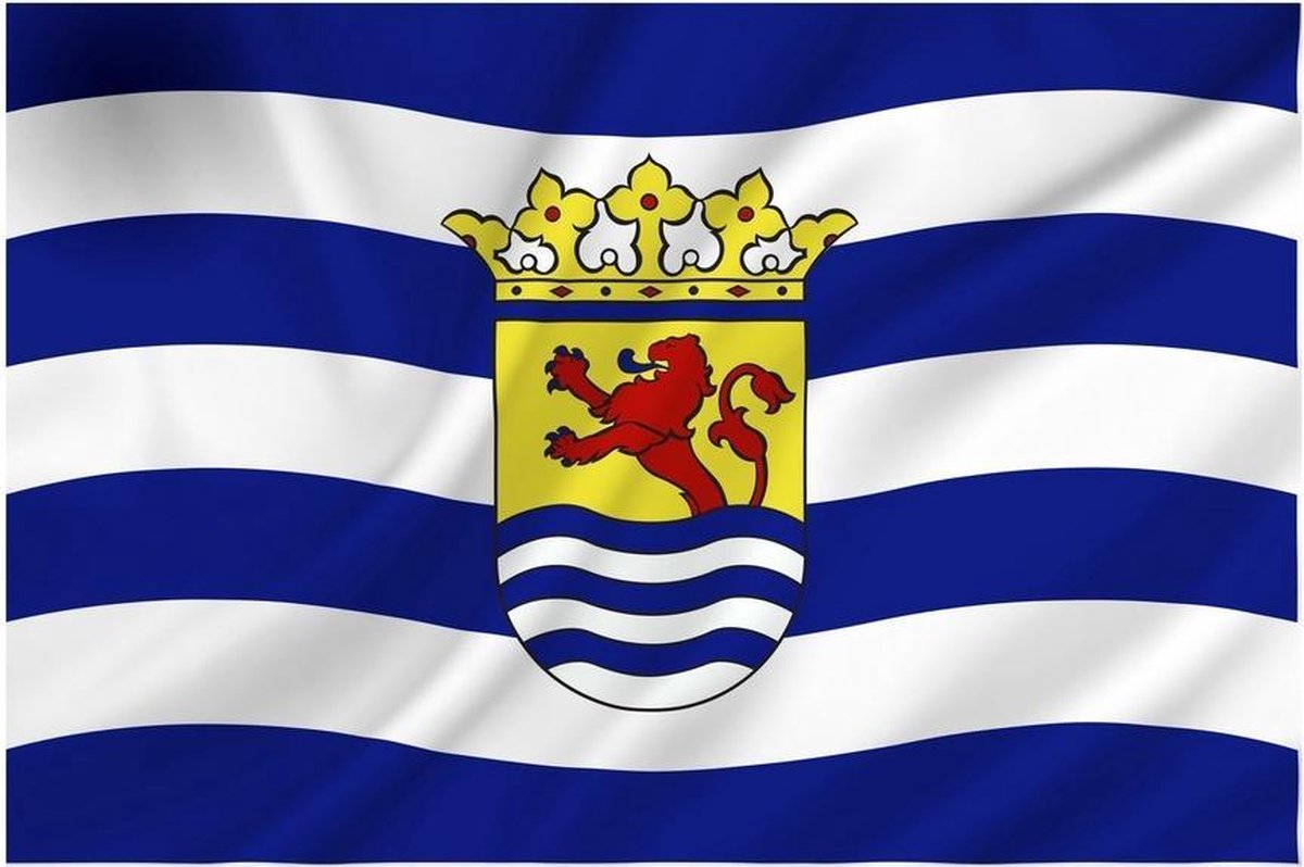 te rechtvaardigen sieraden Odysseus Zeeuwse vlag provincie Zeeland 100 x 150 cm | bol.com