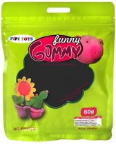 Funny Gummy - Speel Klei 60 Gram - Zwart + Gratis Cadeau van het merk Sarzor