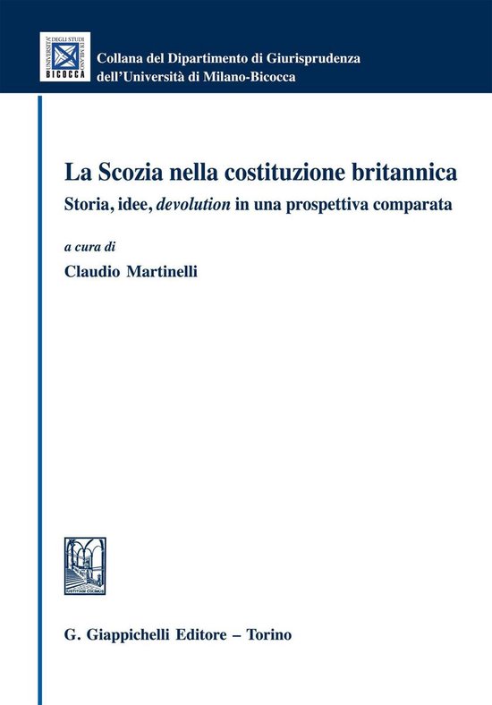La Scozia nella costituzione britannica - cover