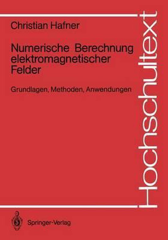 Numerische Berechnung elektromagnetischer Felder - cover