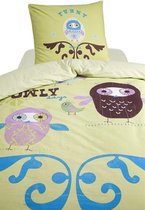 Damai Owly Dekbedovertrek - Junior - 120x150 cm - Green