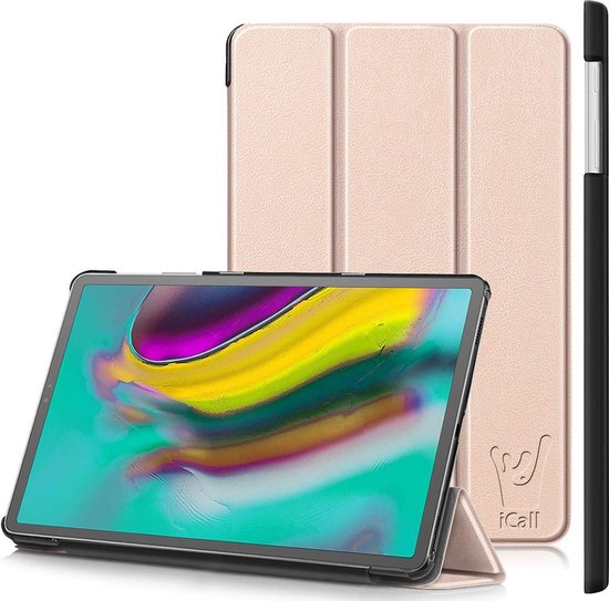 Samsung Galaxy Tab S5e Cover - Étui pour livre intelligent - iCall - Or |  bol.com