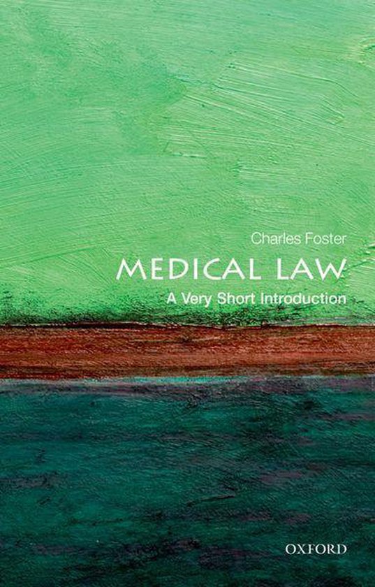 Very Short Introductions - Medical Law - cover