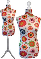 Peace paspop met witte sparkling driepoot  40/42