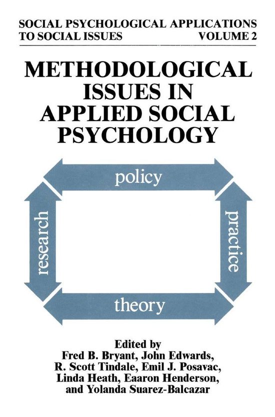 Social Psychological Applications To Social Issues 2 - Metho ... - cover