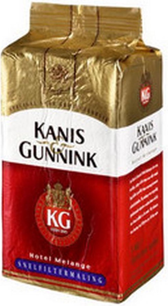Kanis & Gunnink Koffie snelfiltermaling rood 1000gr DSx6