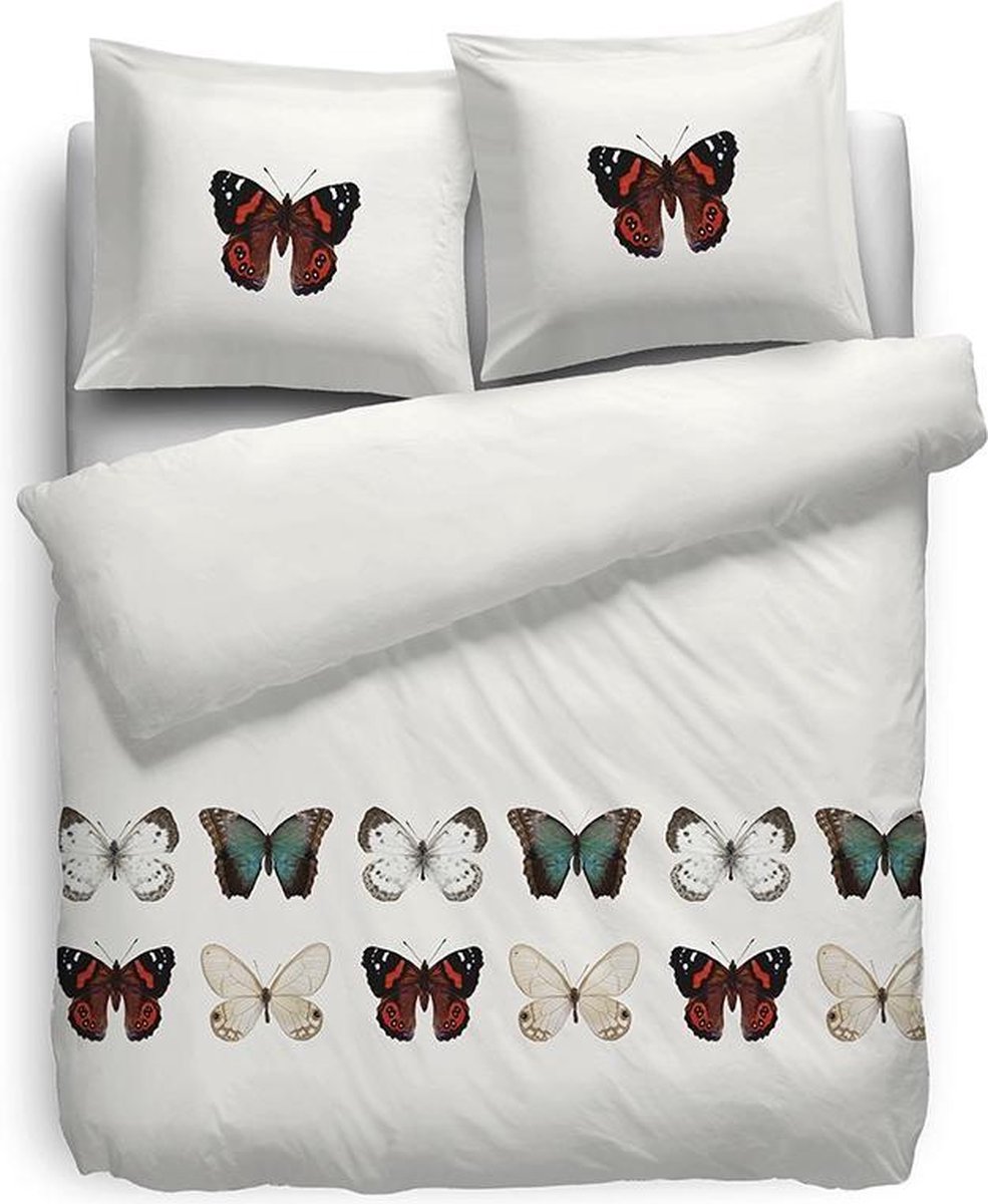 Heckettlane HNL Pure Cotton Freya Dekbedovertrek - Eenpersoons - 135x200 + 80x80 cm - Wit