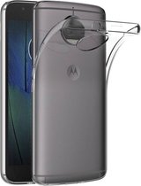 Transparant TPU Siliconen Backcover Hoesje Motorola Moto G5S Plus
