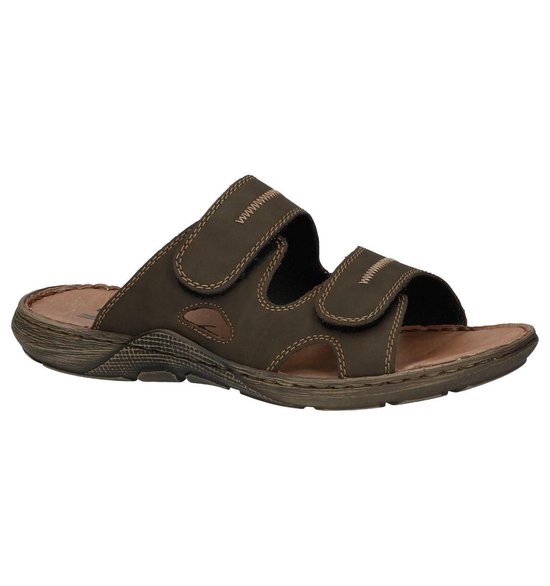 Rieker - 22082 - Comfort slippers - Heren - Maat 46 - Bruin - 25 -Tabak |  bol.com