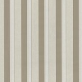 Dutch Wallcoverings vliesbehang streep - beige/bruin