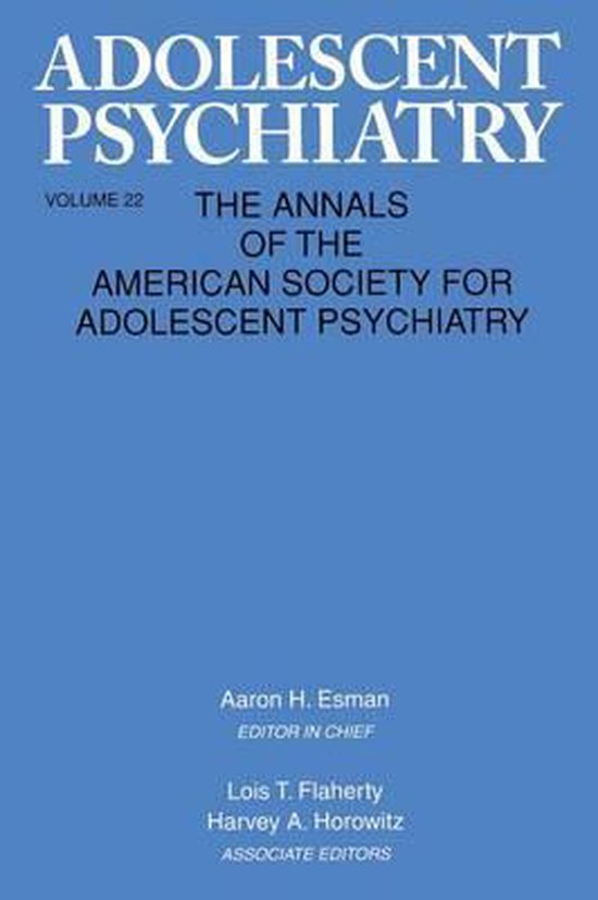 Adolescent Psychiatry - cover