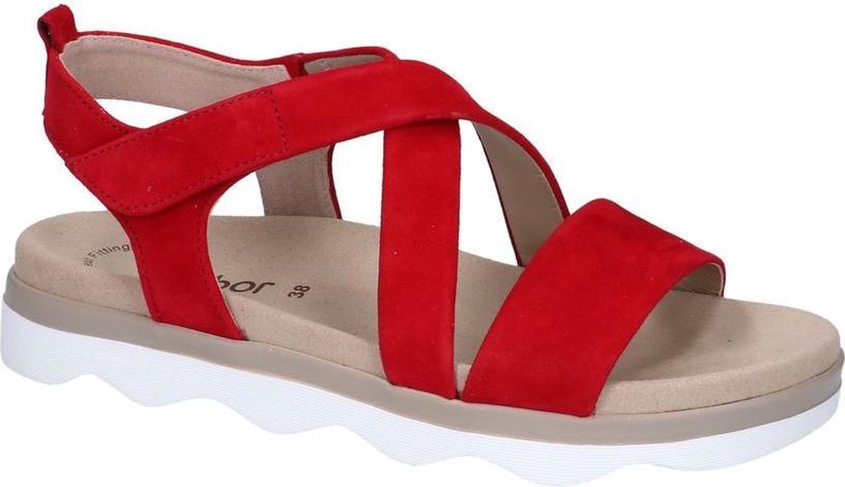 Rode Sandalen Gabor Best Fitting Dames 40