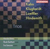 Kahn, Klulghardt, Loeffler, Hindemith: Trios / de Vries, Guittart, Janssen